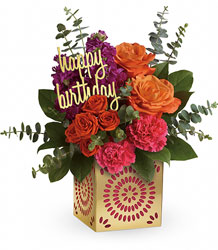 Teleflora's Birthday Sparkle Bouquet from Krupp Florist, your local Belleville flower shop